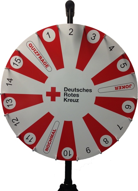 Glücksrad DRK - Deutsche Rote Kreuz