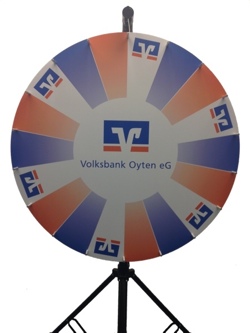 Gluecksrad 100 cm Volksbank Oyten eG