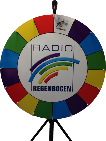 Glücksrad Radio Regenbogen
