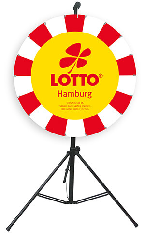 Glücksrad Double Medium 90/64 cm - Lotto Hamburg