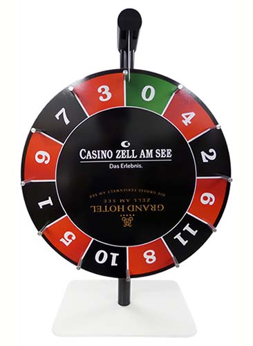 Tischglücksrad Basic 50 cm - Casino Zelt