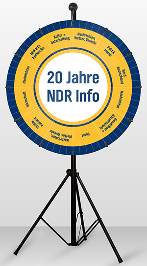 Glücksrad Big 100 cm - NDR