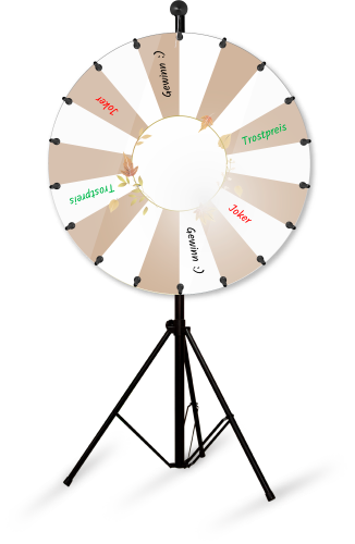 glücksrad beschreibbar