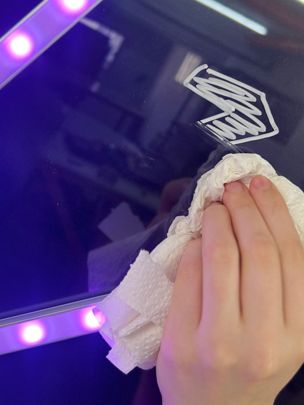 glücksrad beleuchtet mit led