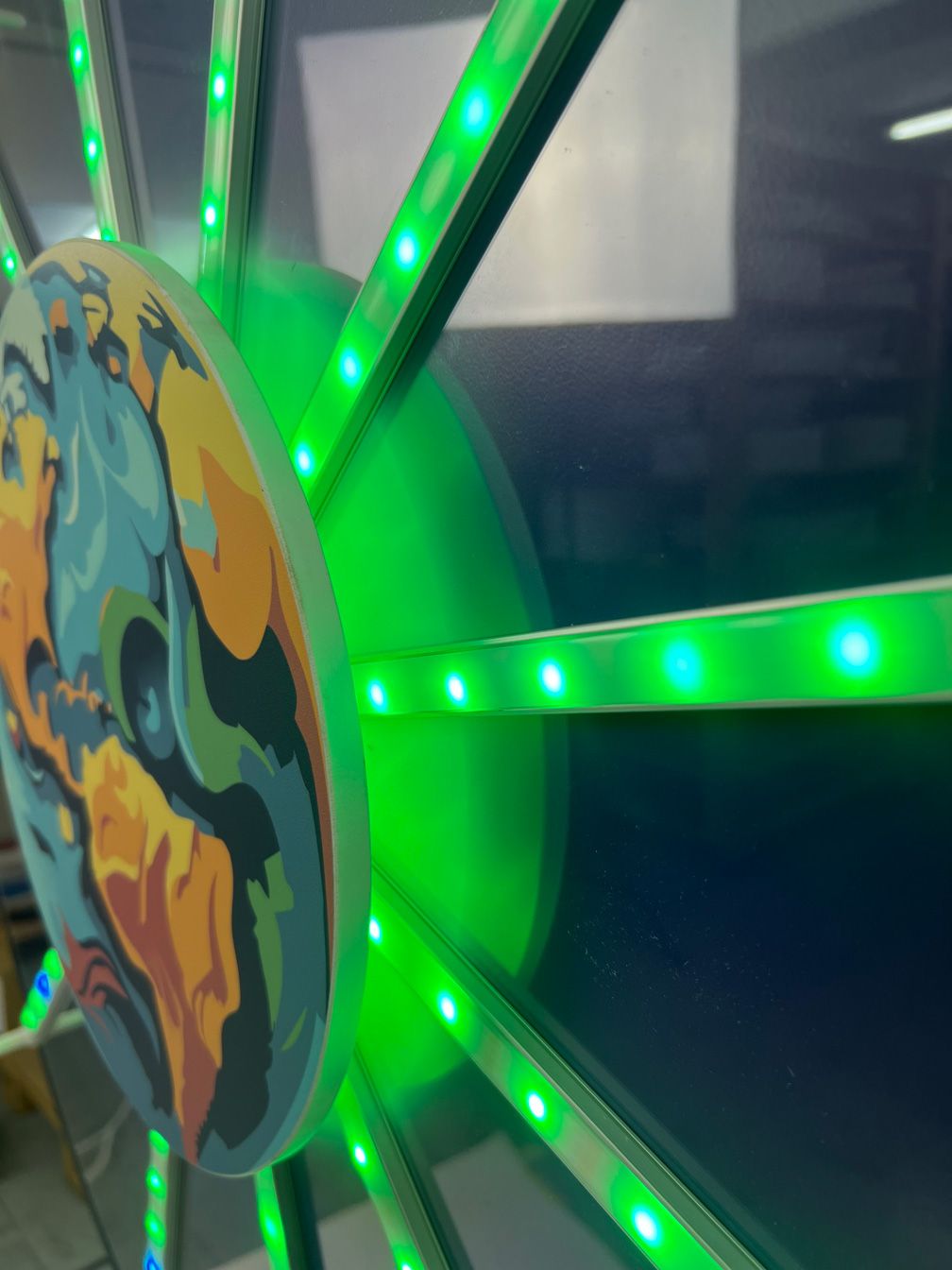 glücksrad basic schwarz weiss