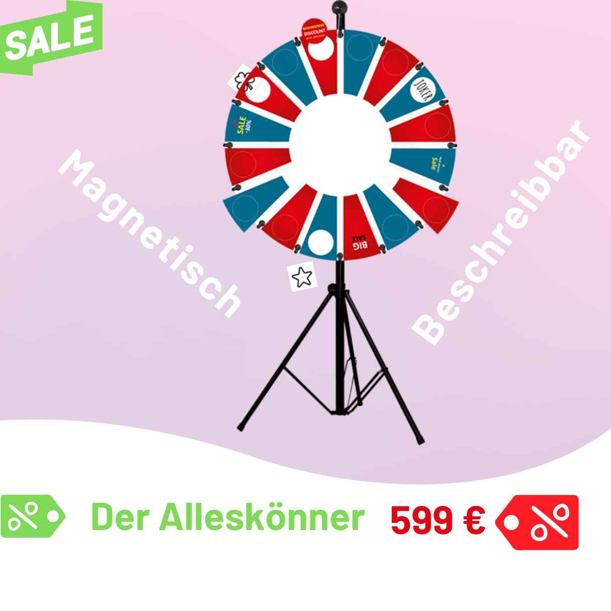 glücksrad magnetisch