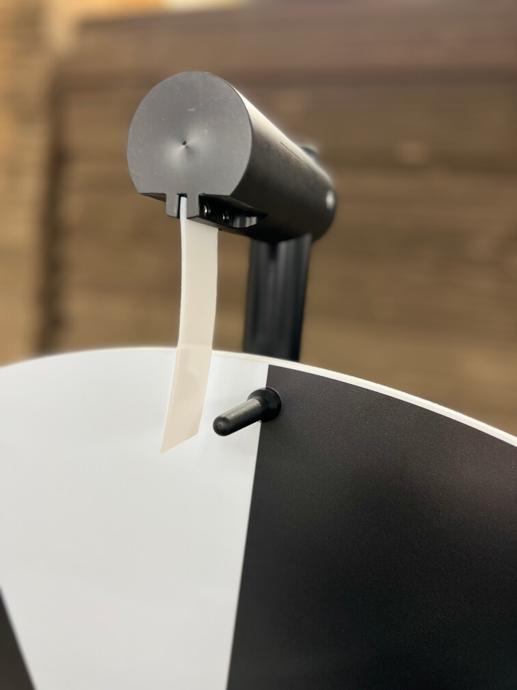 glücksrad basic schwarz weiss