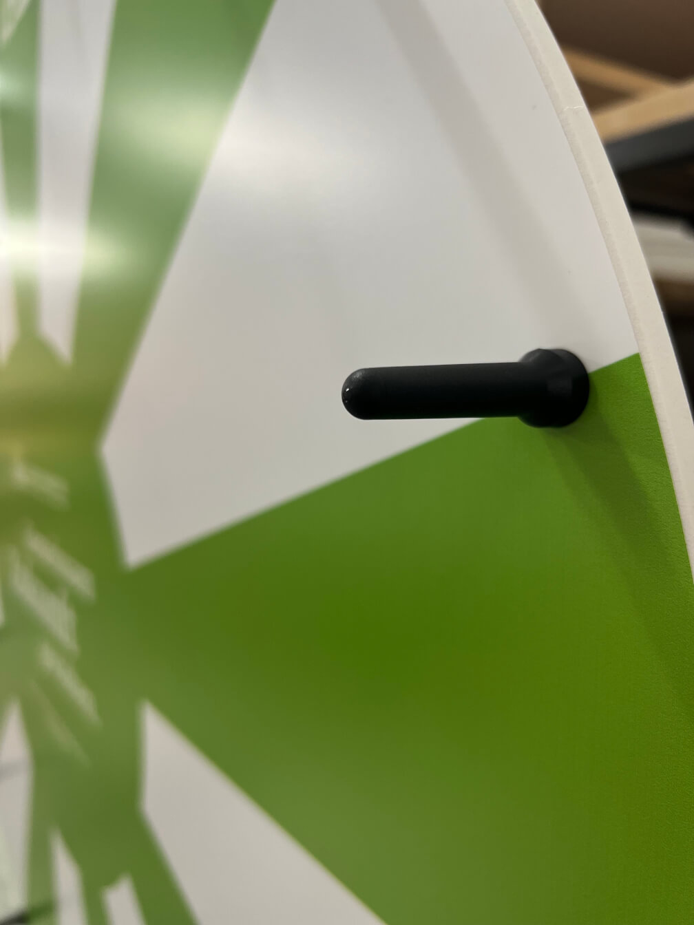 glücksrad professional grün weiss