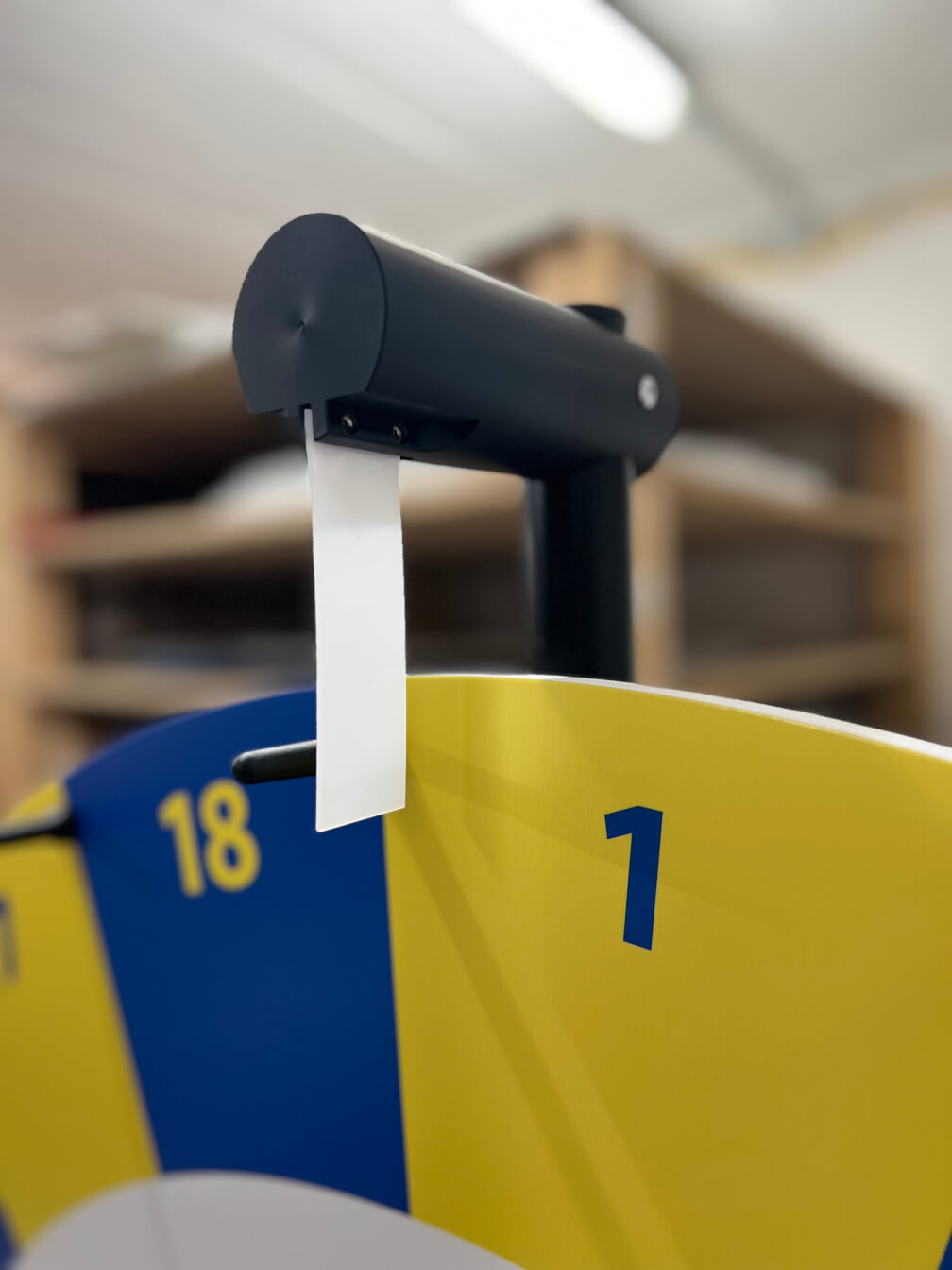 glücksrad big gelb blau