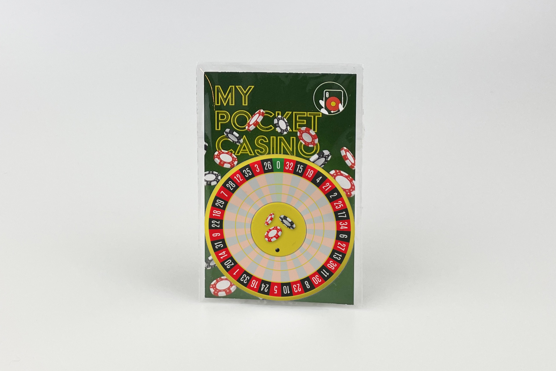 pocket glücksrad mit logo druck