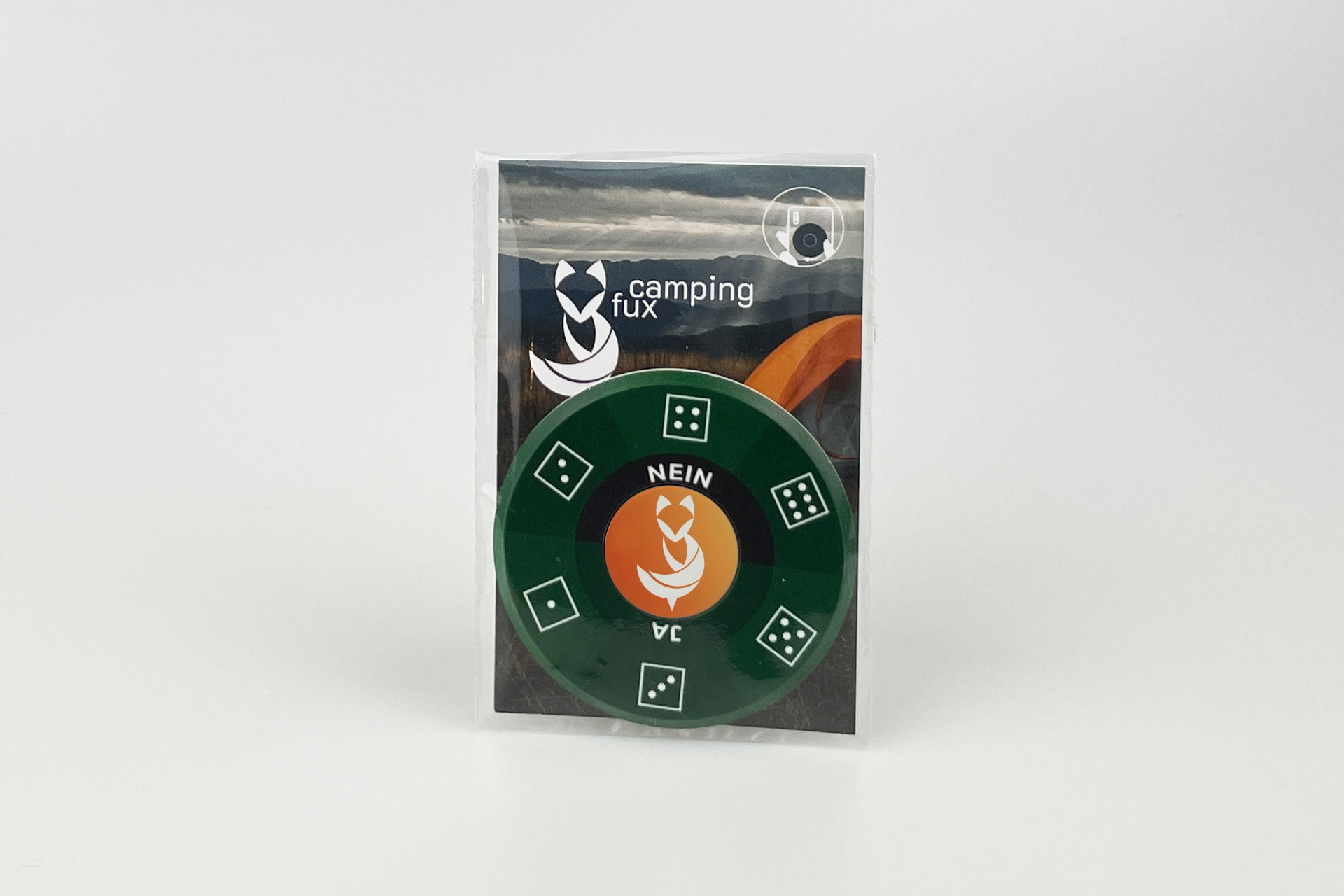 pecket glücksrad mit logo