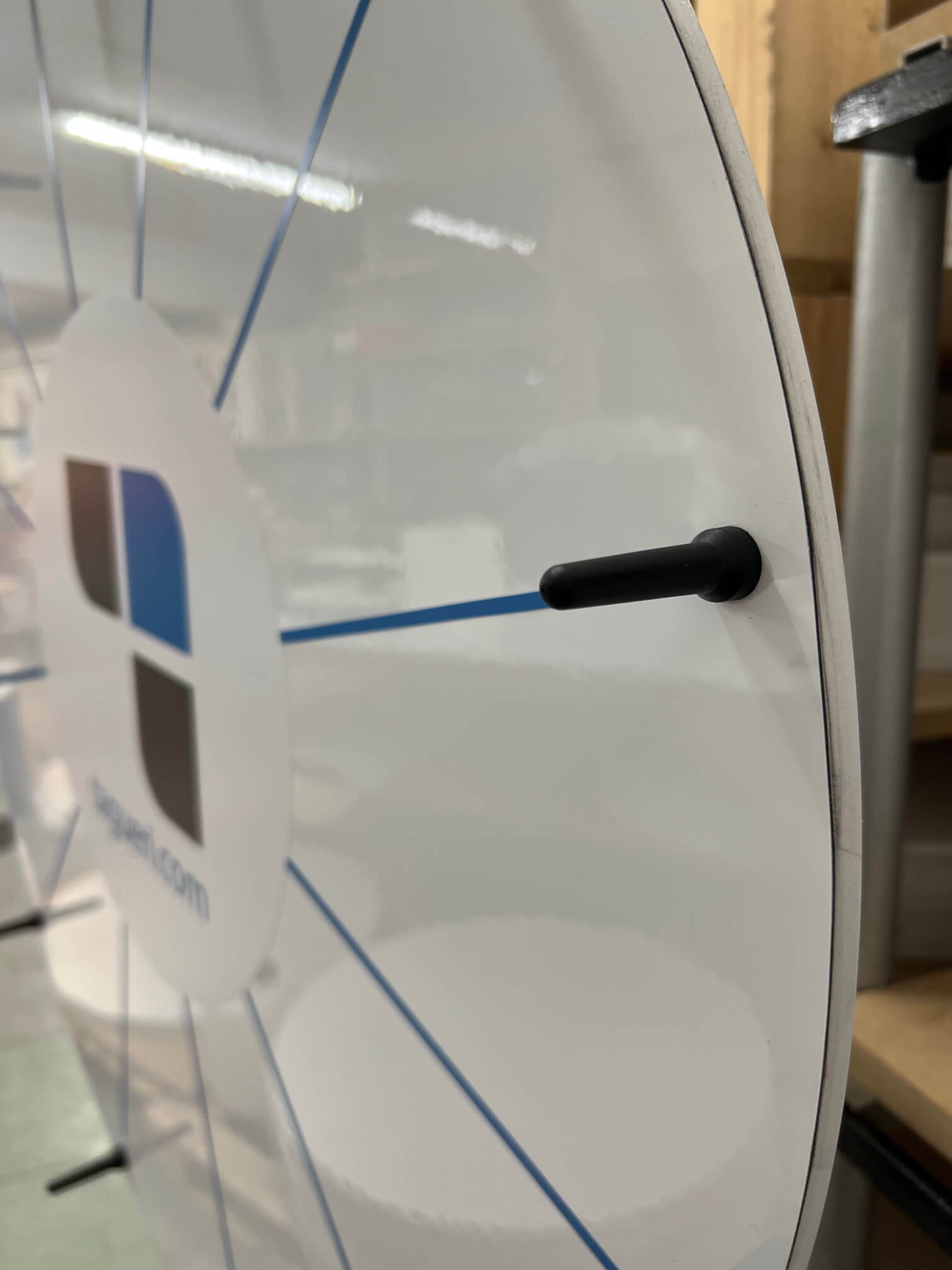 glücksrad professional grün weiss