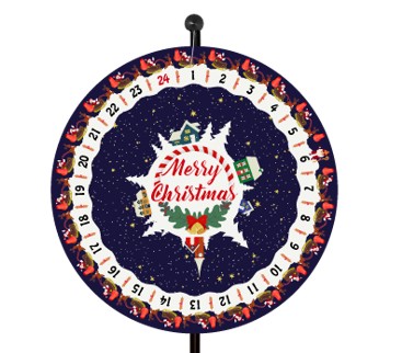 weihnachtliche glücksräder