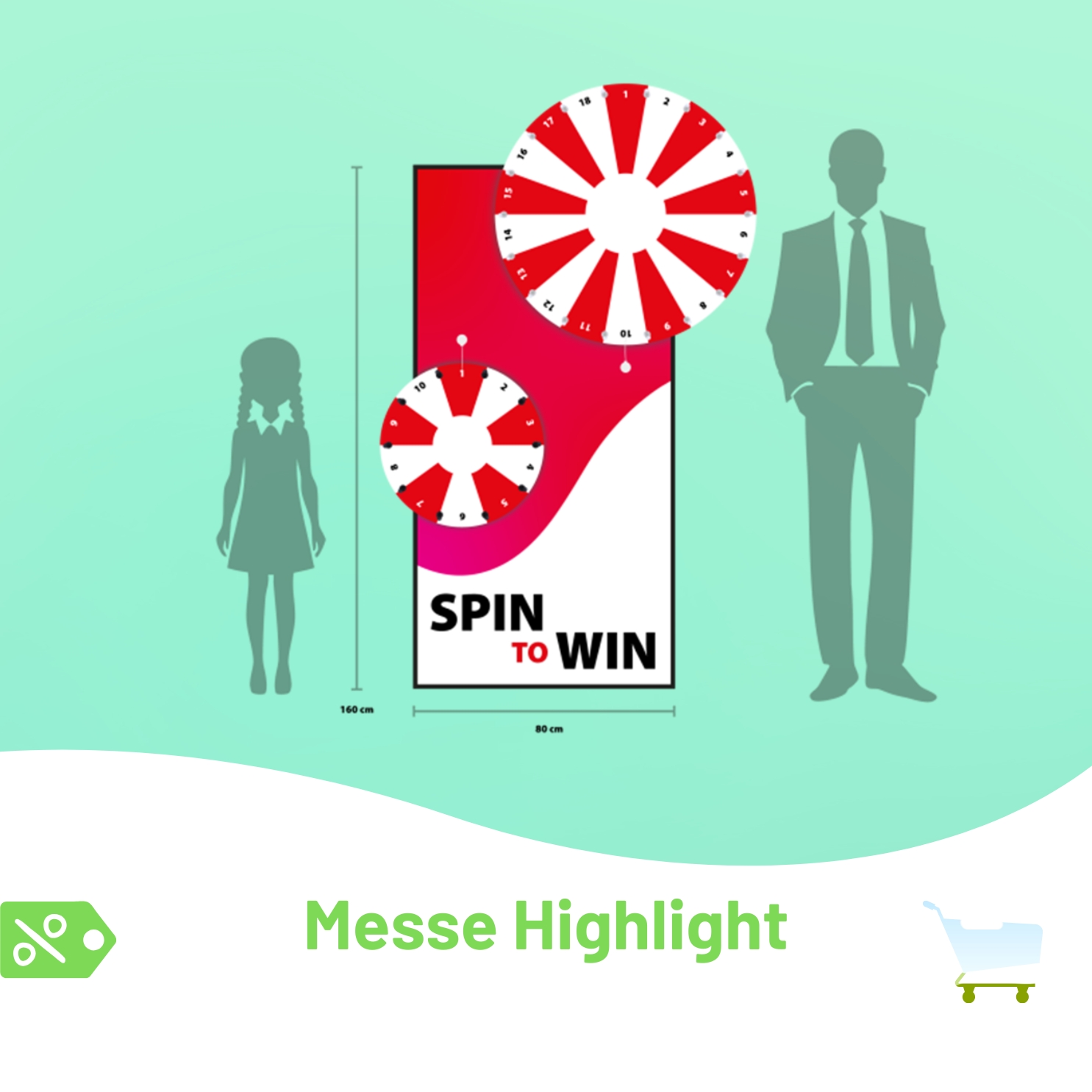 glücksrad magnetisch