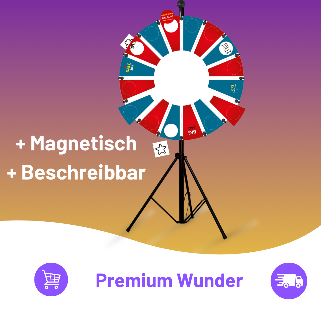 glücksrad magnet premium