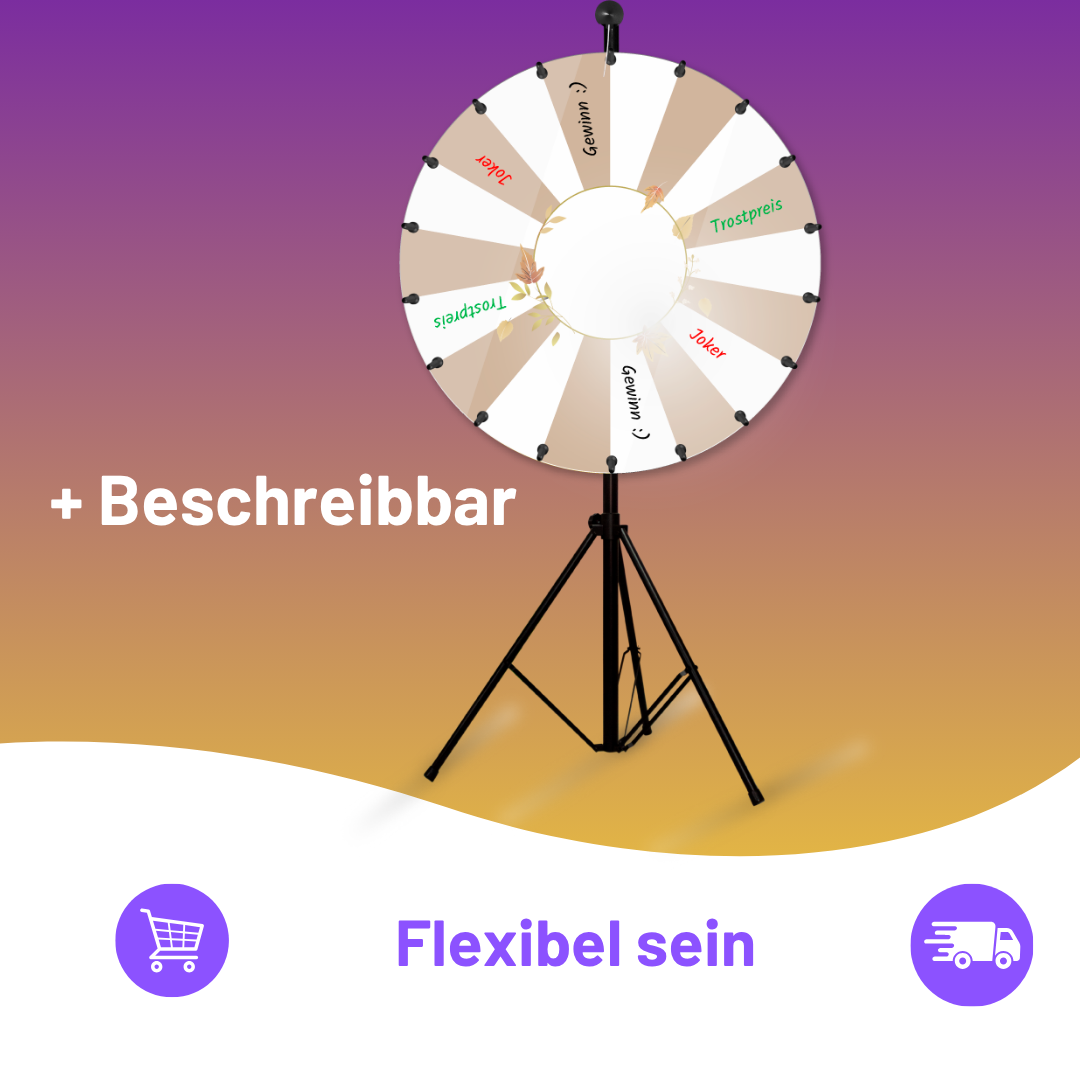 messe beschreibbar glücksrad