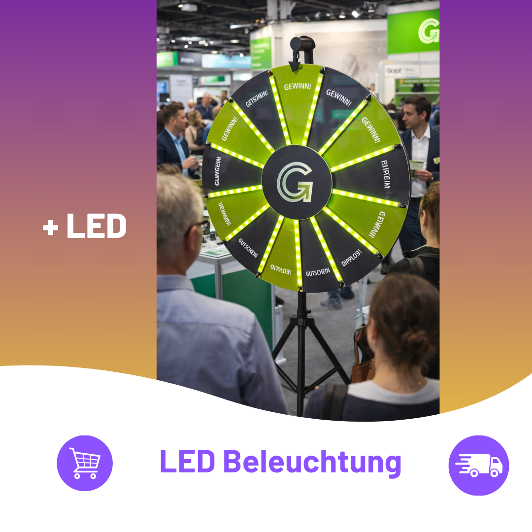 glücksrad led