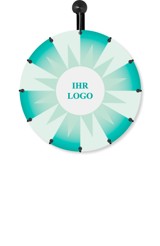 glücksrad klein wandmontage