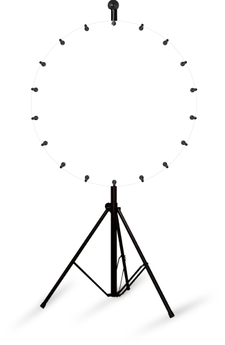 glücksrad blanko weiß