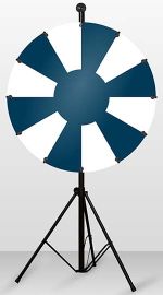 gluecksrad standard motiv 8 blau