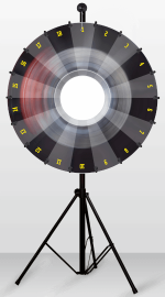 gluecksrad standard motiv 18 schwarz