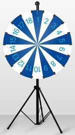 gluecksrad standard motiv 2 blau