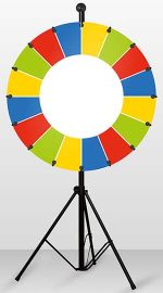 gluecksrad standard motiv 13 blau rot gruen gelb