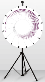 gluecksrad standard motiv 20 weiss lila