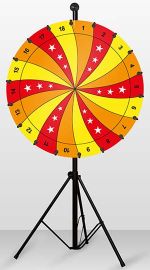 gluecksrad standard motiv 4 rot gelb orange