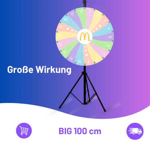 glücksrad big 100 cm kaufen