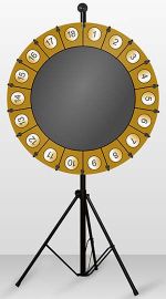 gluecksrad standard motiv 14 braun schwarz